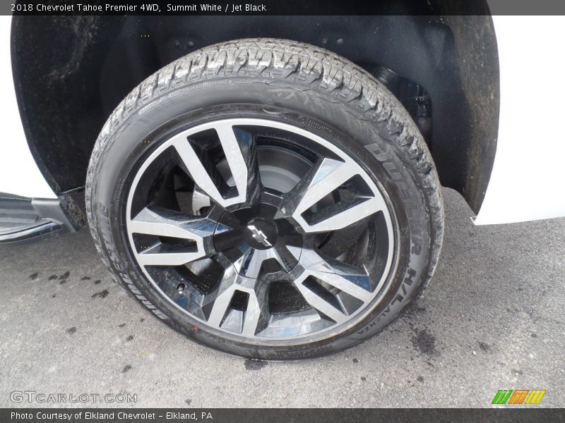 Summit White / Jet Black 2018 Chevrolet Tahoe Premier 4WD