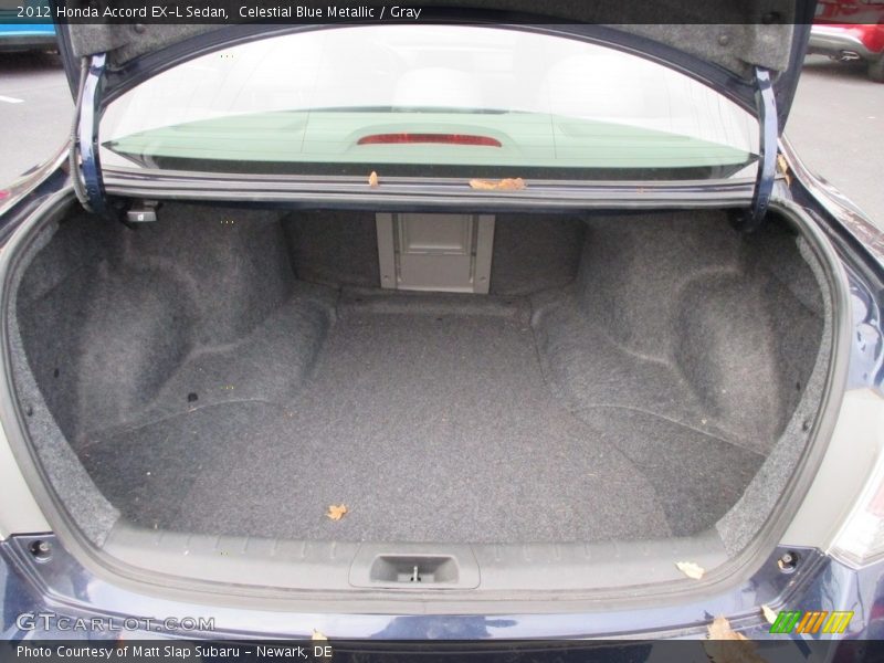 Celestial Blue Metallic / Gray 2012 Honda Accord EX-L Sedan