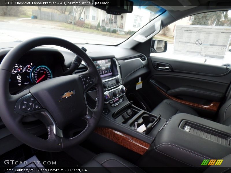 Summit White / Jet Black 2018 Chevrolet Tahoe Premier 4WD