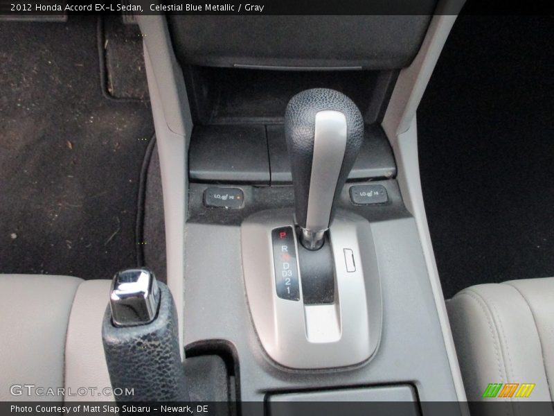 Celestial Blue Metallic / Gray 2012 Honda Accord EX-L Sedan