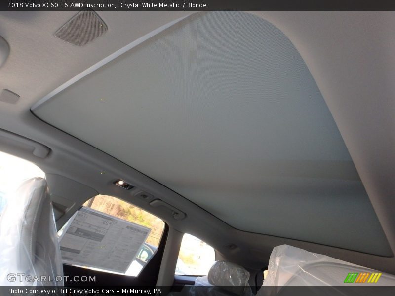 Sunroof of 2018 XC60 T6 AWD Inscription