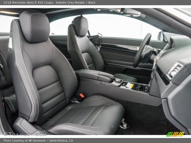 Selenite Grey Metallic / Black 2018 Mercedes-Benz E 400 Coupe