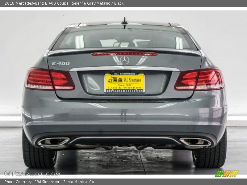 Selenite Grey Metallic / Black 2018 Mercedes-Benz E 400 Coupe