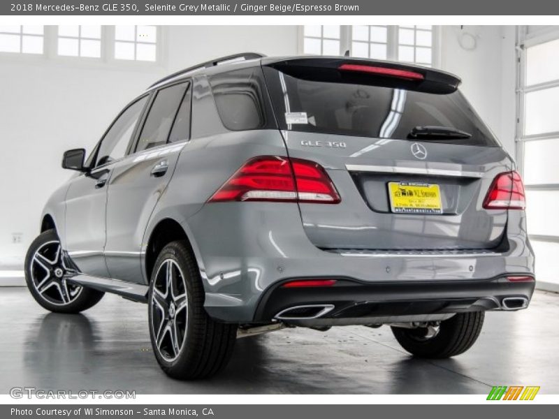 Selenite Grey Metallic / Ginger Beige/Espresso Brown 2018 Mercedes-Benz GLE 350