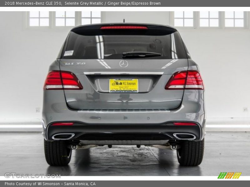 Selenite Grey Metallic / Ginger Beige/Espresso Brown 2018 Mercedes-Benz GLE 350