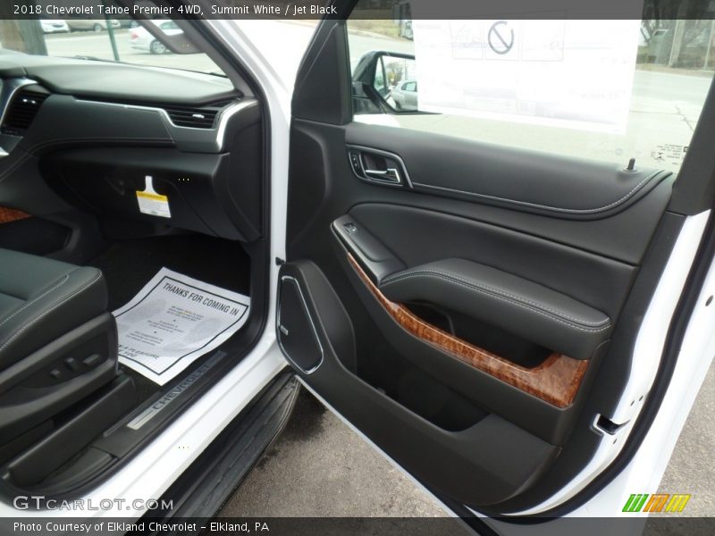 Summit White / Jet Black 2018 Chevrolet Tahoe Premier 4WD