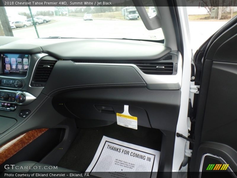 Summit White / Jet Black 2018 Chevrolet Tahoe Premier 4WD
