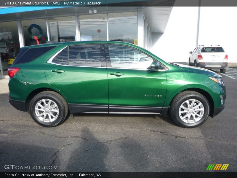 Ivy Metallic / Jet Black 2018 Chevrolet Equinox LT AWD
