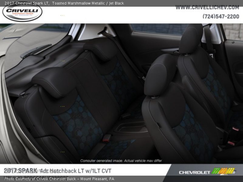 Toasted Marshmallow Metallic / Jet Black 2017 Chevrolet Spark LT