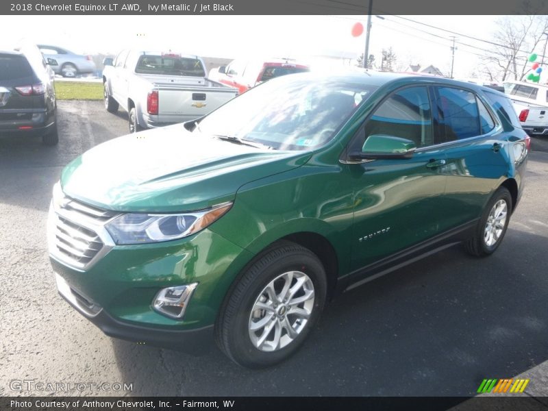 Ivy Metallic / Jet Black 2018 Chevrolet Equinox LT AWD