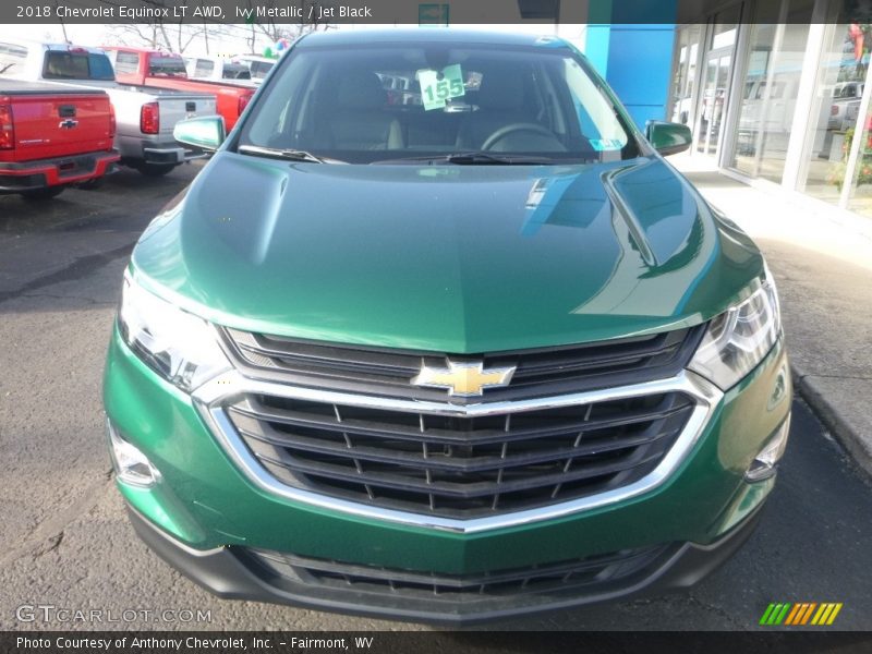 Ivy Metallic / Jet Black 2018 Chevrolet Equinox LT AWD