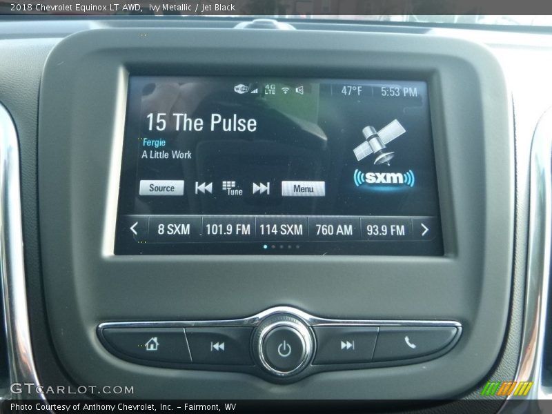 Ivy Metallic / Jet Black 2018 Chevrolet Equinox LT AWD