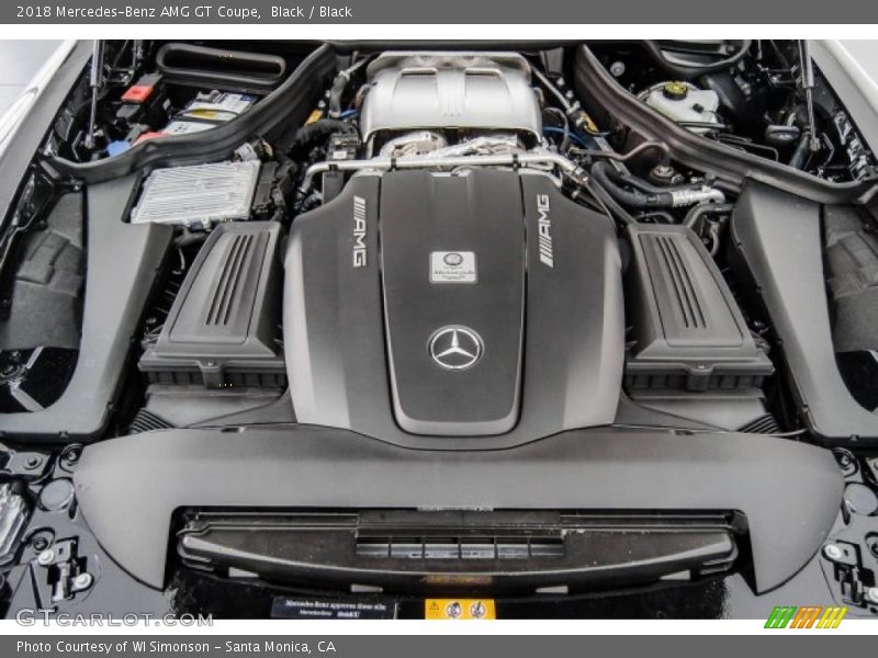  2018 AMG GT Coupe Engine - 4.0 Liter AMG Twin-Turbocharged DOHC 32-Valve VVT V8