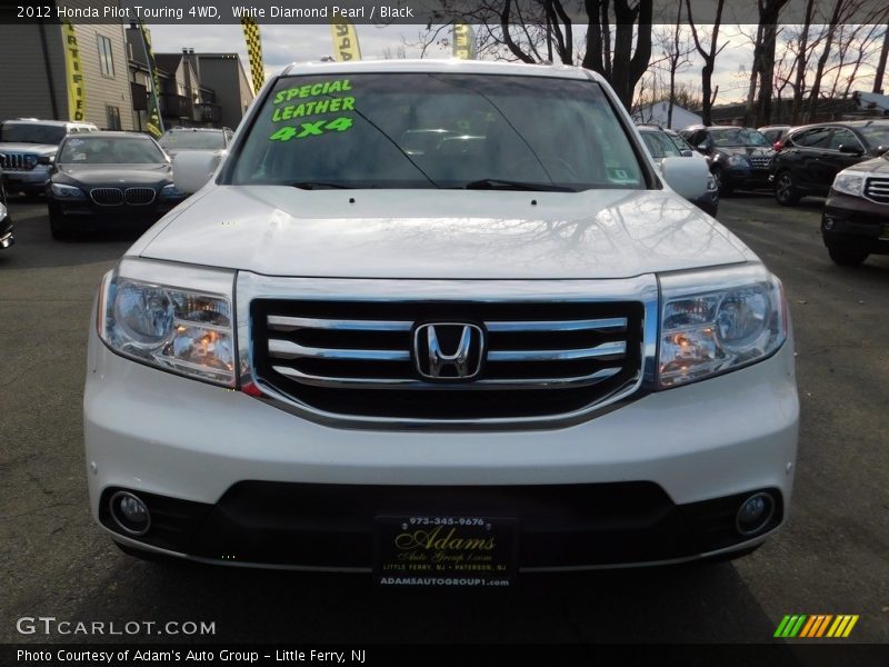 White Diamond Pearl / Black 2012 Honda Pilot Touring 4WD