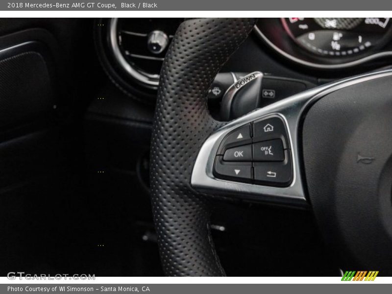 Controls of 2018 AMG GT Coupe