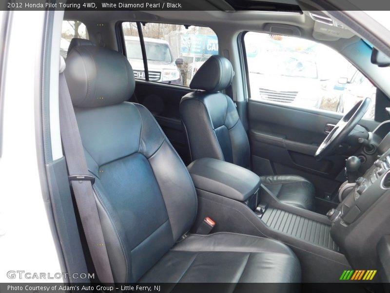 White Diamond Pearl / Black 2012 Honda Pilot Touring 4WD