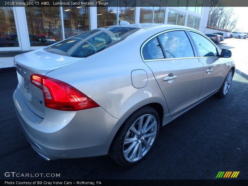 Luminous Sand Metallic / Beige 2018 Volvo S60 T5 AWD