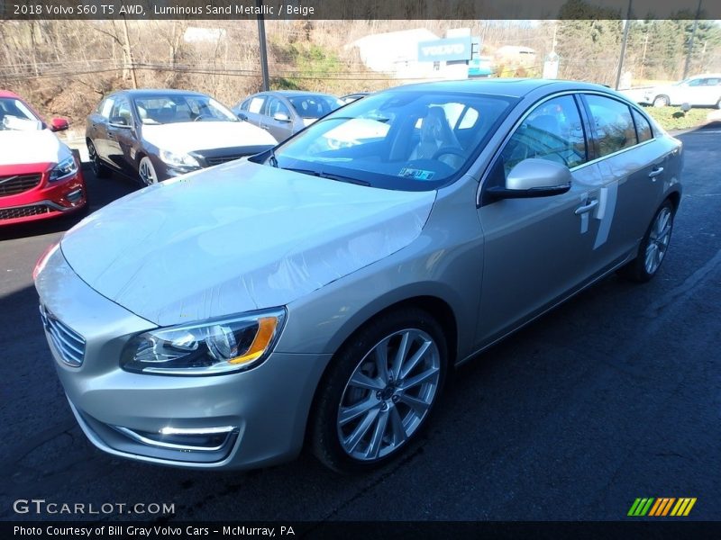Luminous Sand Metallic / Beige 2018 Volvo S60 T5 AWD