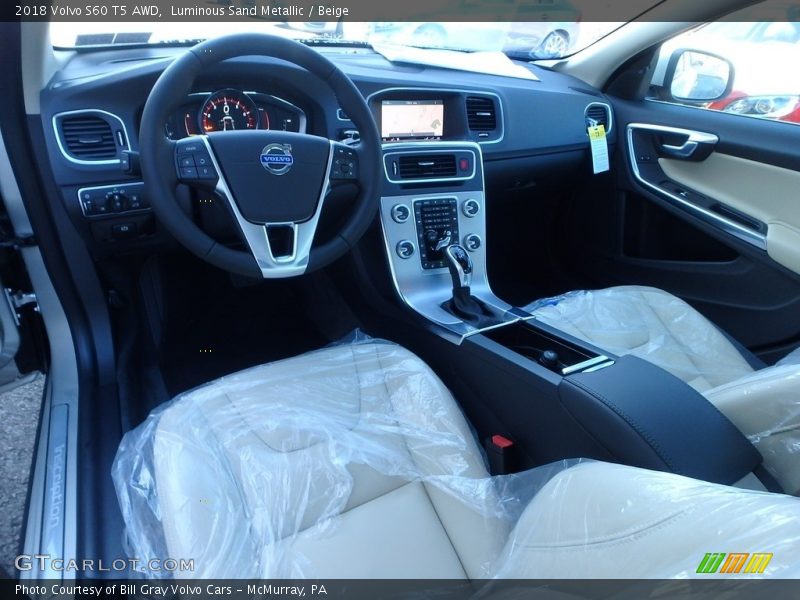 Luminous Sand Metallic / Beige 2018 Volvo S60 T5 AWD
