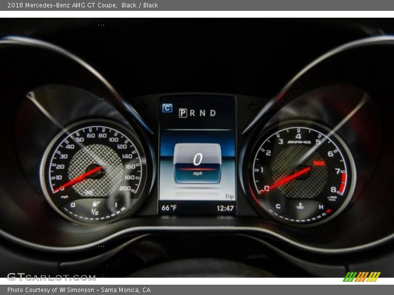  2018 AMG GT Coupe Coupe Gauges