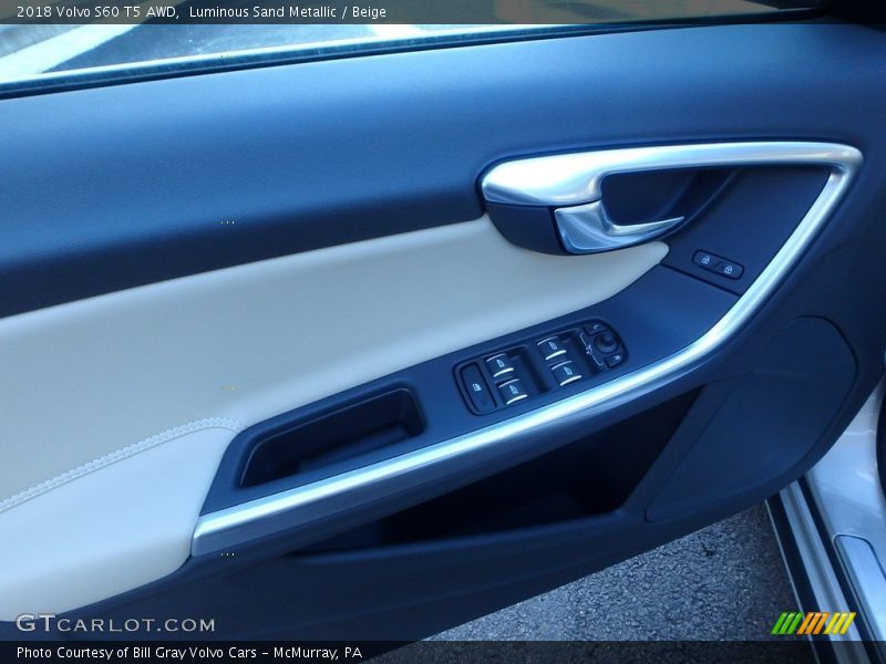 Luminous Sand Metallic / Beige 2018 Volvo S60 T5 AWD