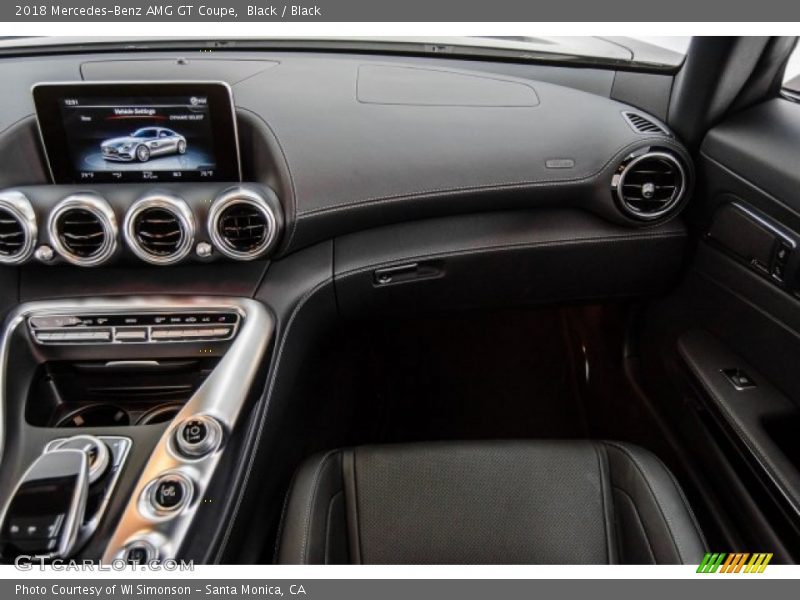 Dashboard of 2018 AMG GT Coupe