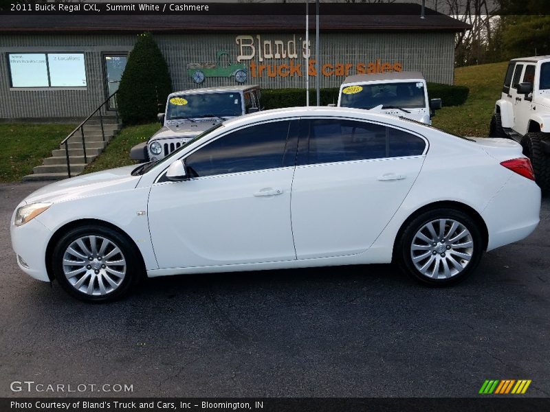 Summit White / Cashmere 2011 Buick Regal CXL