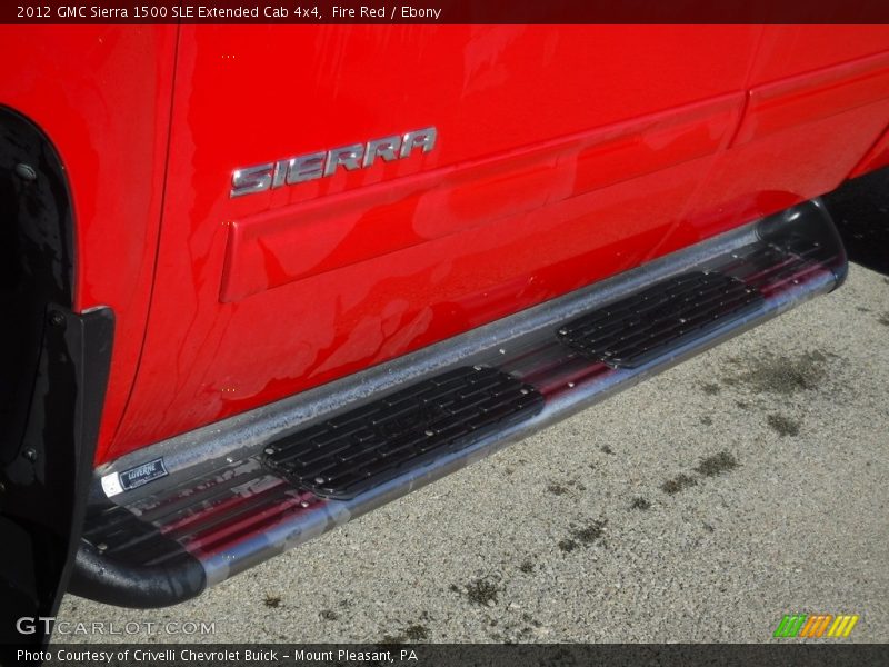 Fire Red / Ebony 2012 GMC Sierra 1500 SLE Extended Cab 4x4