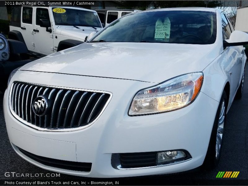 Summit White / Cashmere 2011 Buick Regal CXL