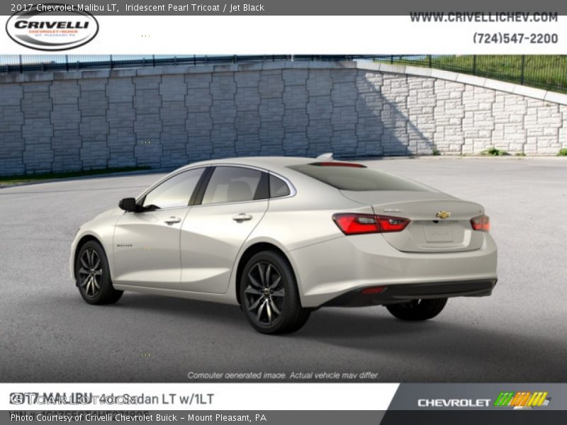 Iridescent Pearl Tricoat / Jet Black 2017 Chevrolet Malibu LT