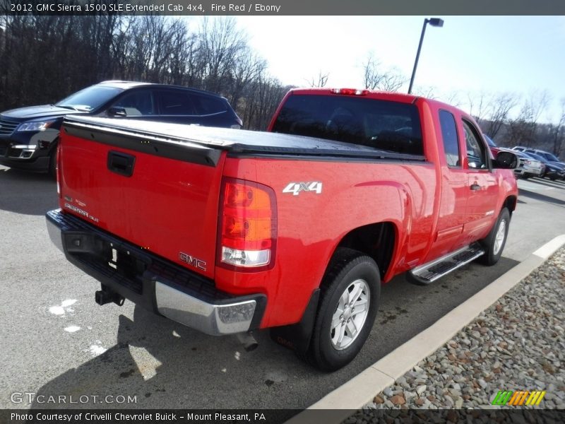 Fire Red / Ebony 2012 GMC Sierra 1500 SLE Extended Cab 4x4