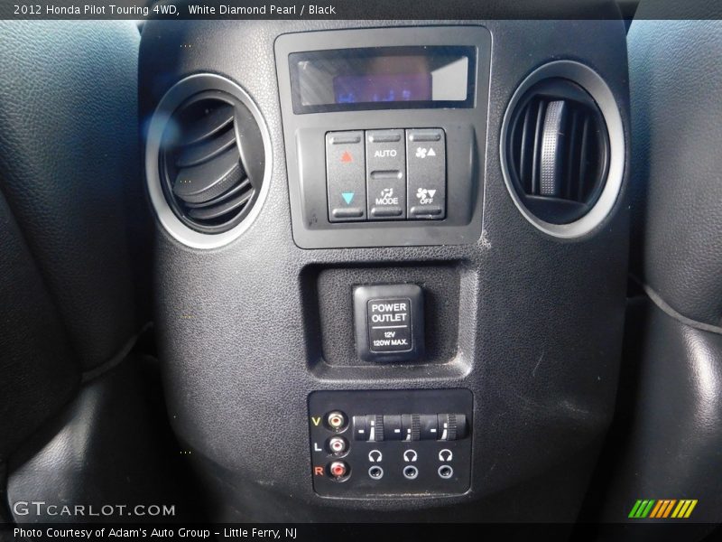 White Diamond Pearl / Black 2012 Honda Pilot Touring 4WD