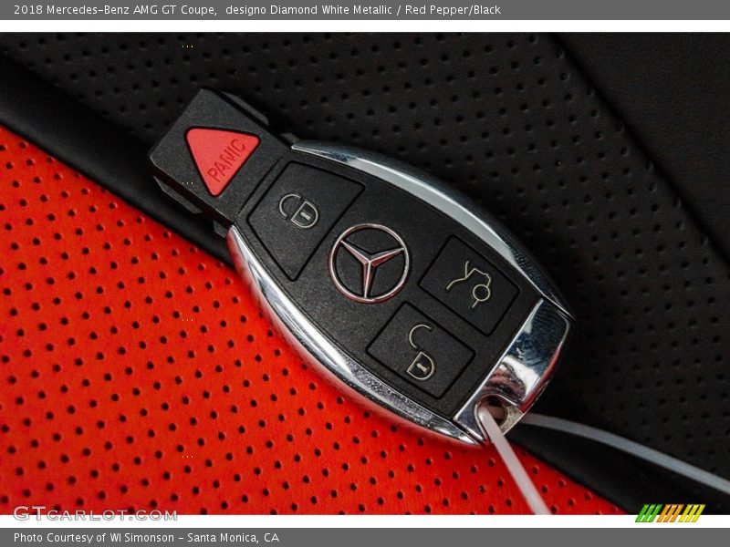 Keys of 2018 AMG GT Coupe