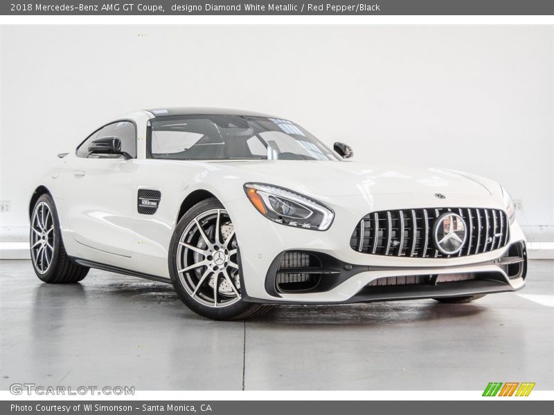 Front 3/4 View of 2018 AMG GT Coupe