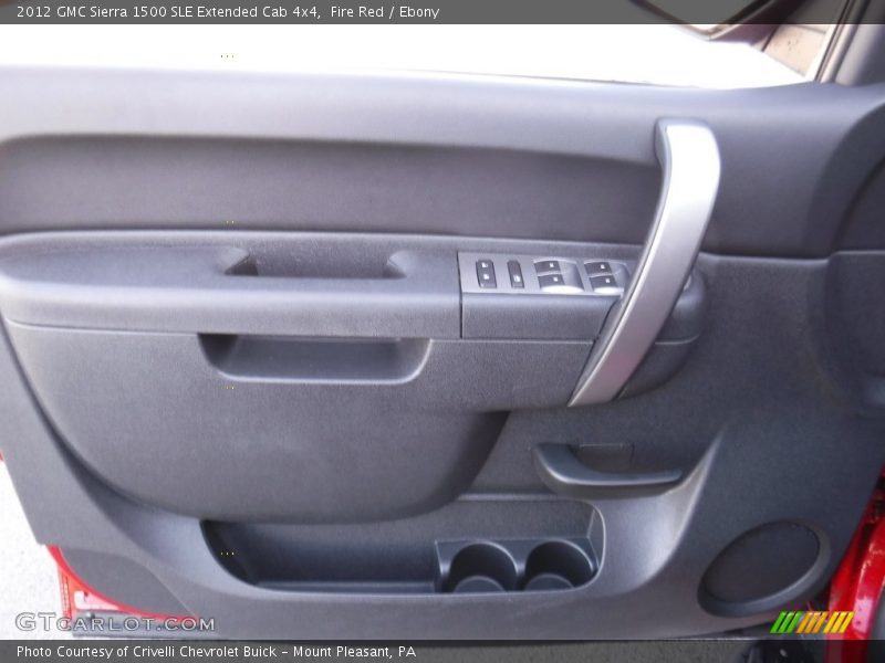 Fire Red / Ebony 2012 GMC Sierra 1500 SLE Extended Cab 4x4