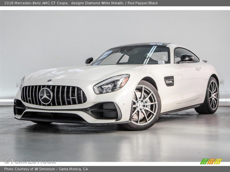 Front 3/4 View of 2018 AMG GT Coupe