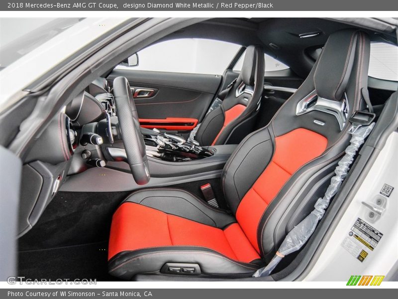  2018 AMG GT Coupe Red Pepper/Black Interior