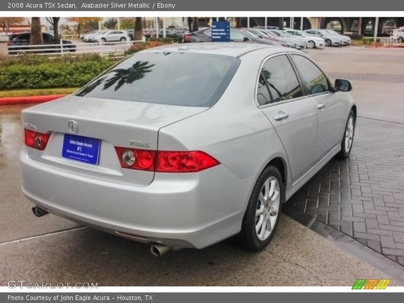 Alabaster Silver Metallic / Ebony 2008 Acura TSX Sedan