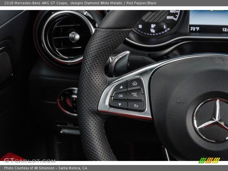 Controls of 2018 AMG GT Coupe