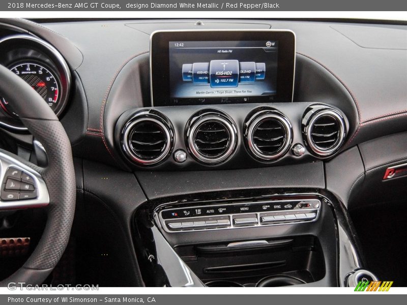 Controls of 2018 AMG GT Coupe