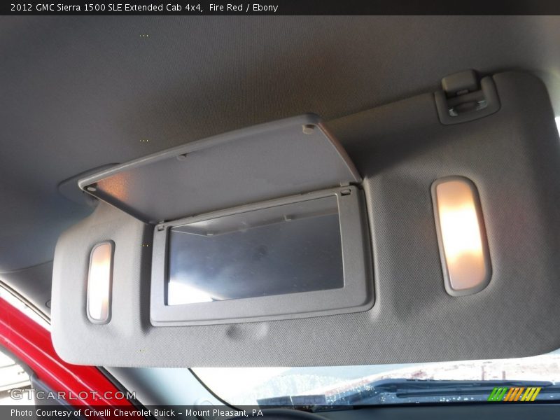 Fire Red / Ebony 2012 GMC Sierra 1500 SLE Extended Cab 4x4