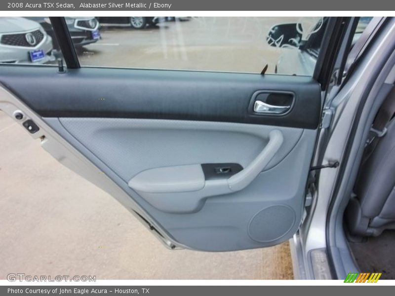 Alabaster Silver Metallic / Ebony 2008 Acura TSX Sedan
