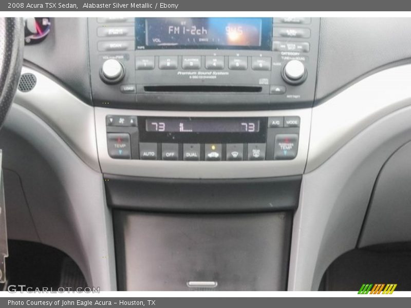 Alabaster Silver Metallic / Ebony 2008 Acura TSX Sedan
