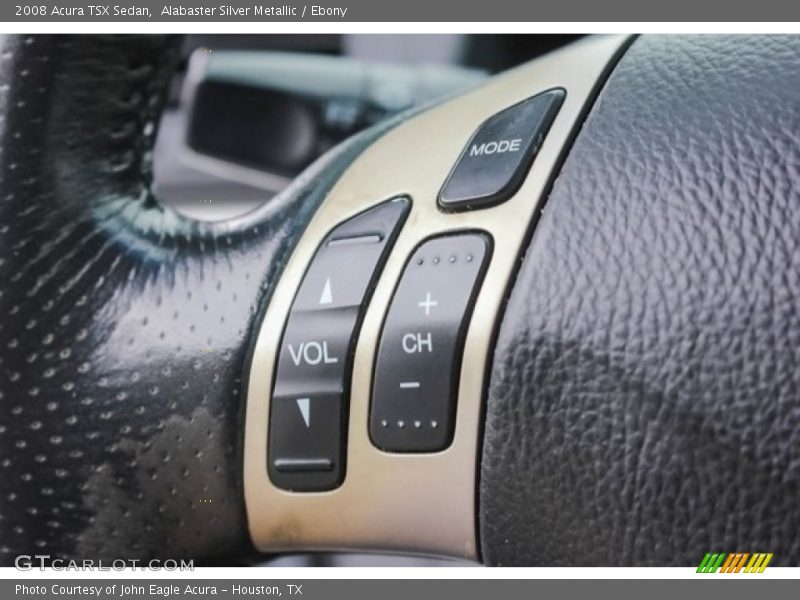 Alabaster Silver Metallic / Ebony 2008 Acura TSX Sedan