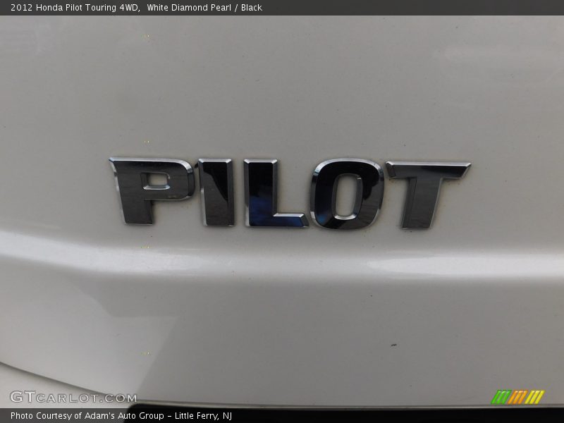 White Diamond Pearl / Black 2012 Honda Pilot Touring 4WD