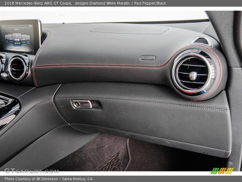 Dashboard of 2018 AMG GT Coupe
