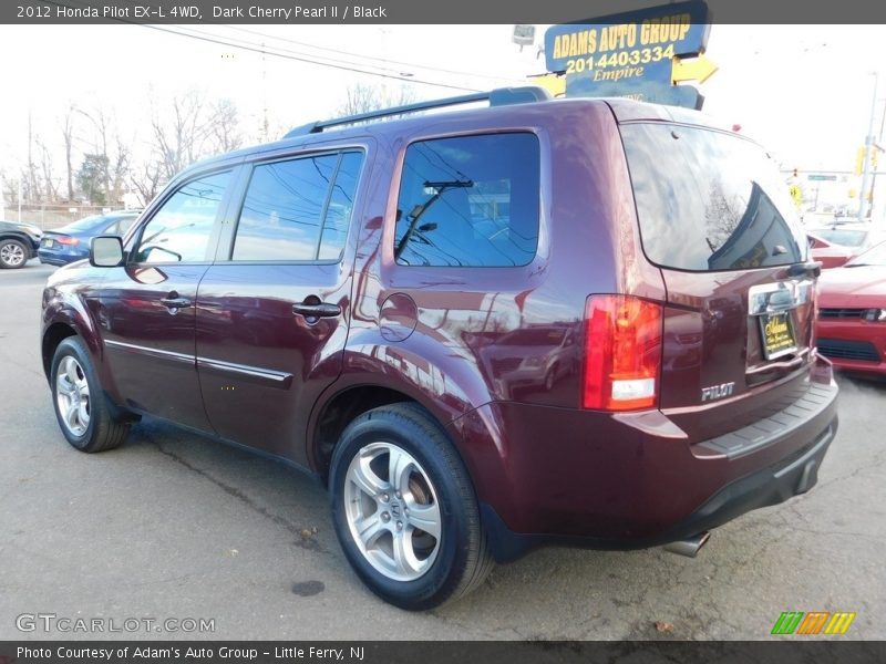 Dark Cherry Pearl II / Black 2012 Honda Pilot EX-L 4WD