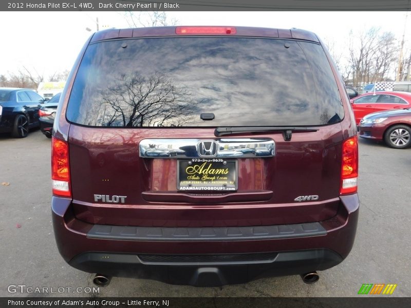 Dark Cherry Pearl II / Black 2012 Honda Pilot EX-L 4WD