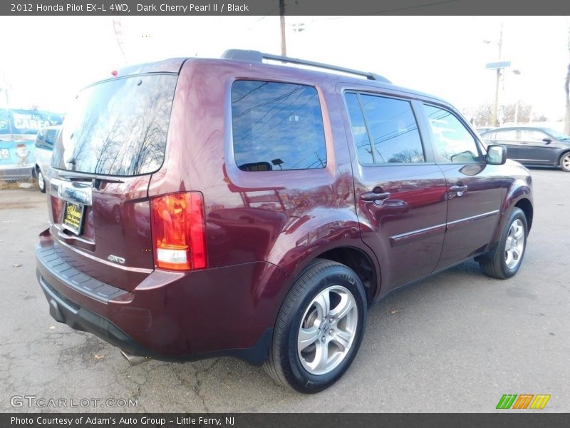 Dark Cherry Pearl II / Black 2012 Honda Pilot EX-L 4WD