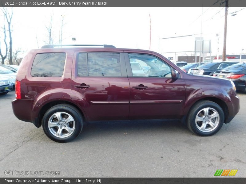 Dark Cherry Pearl II / Black 2012 Honda Pilot EX-L 4WD